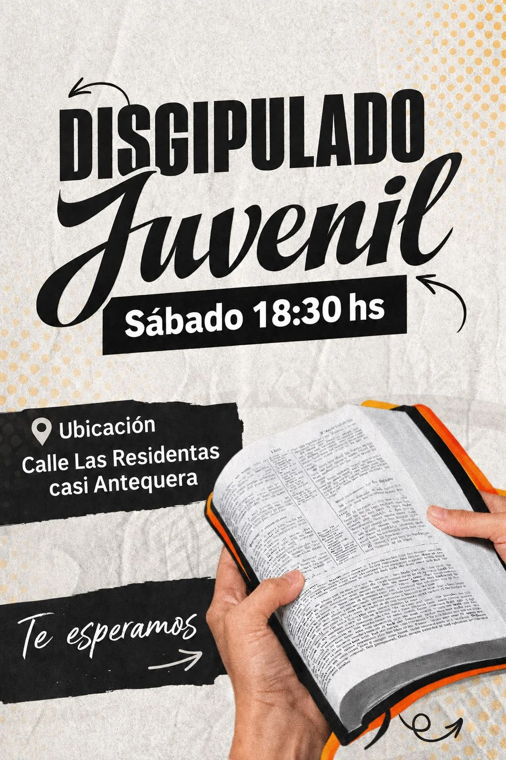Folleto del encuentro JOIFIL para jóvenes en Villarrica